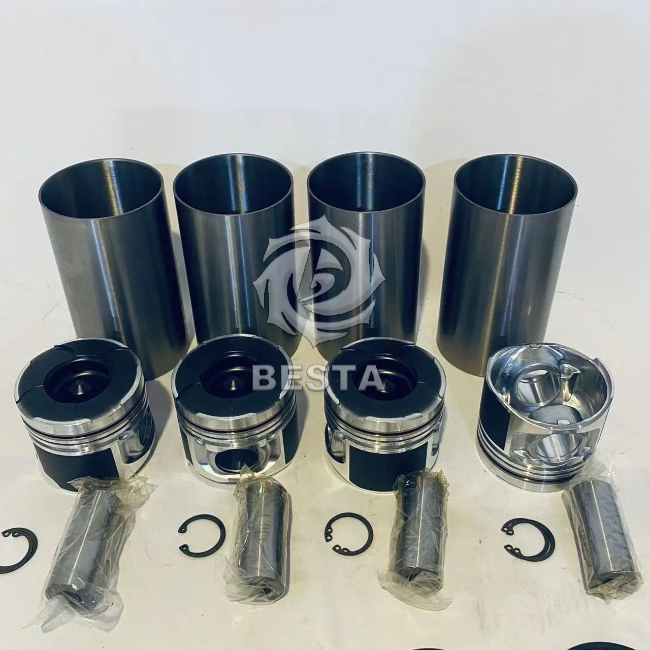 4D56U Engine Overhaul Rebuild Kit for Mitsubishi Engine Parts Fit Excavator Tractor Loader Construction Machinery
