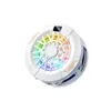 White with digital display