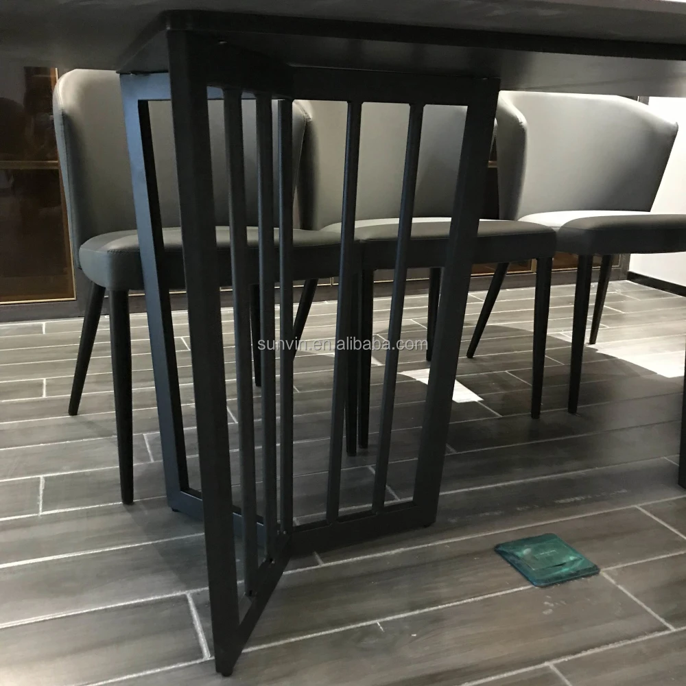Luxury Style Marble Design Modern Adjustable Dining Room Furniture Ceramics Dining Table Porcelain Dining Table