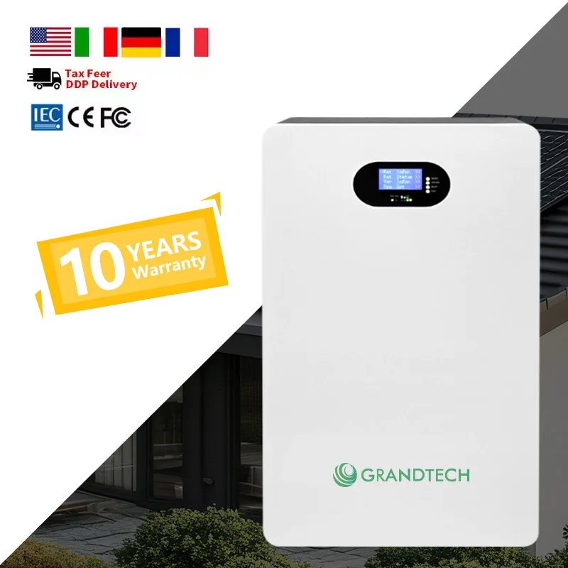 Eu Voorraadomskakelaar 48v 51.2v 200ah Litium-ioonbattery pak kragsmuur Lifepo4 5kwh 10kwh 15kwh Solaire Thuisenergieopslag