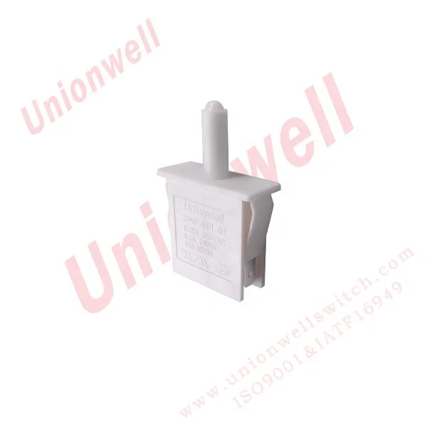 Sliding Light Switch for Refrigerator Door Application IP67 Two Pole for Power Control Limit Switches