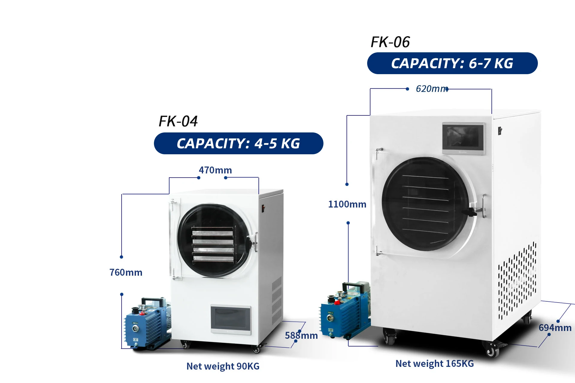 4kg Small Household Home Use Freeze Dryer Mini Vacuum Lyophilizer With ...