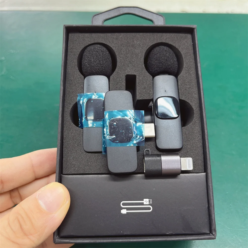Mini K9 Wireless Microphone Android Micro Tie Sans Fil For Vlogging on Phone