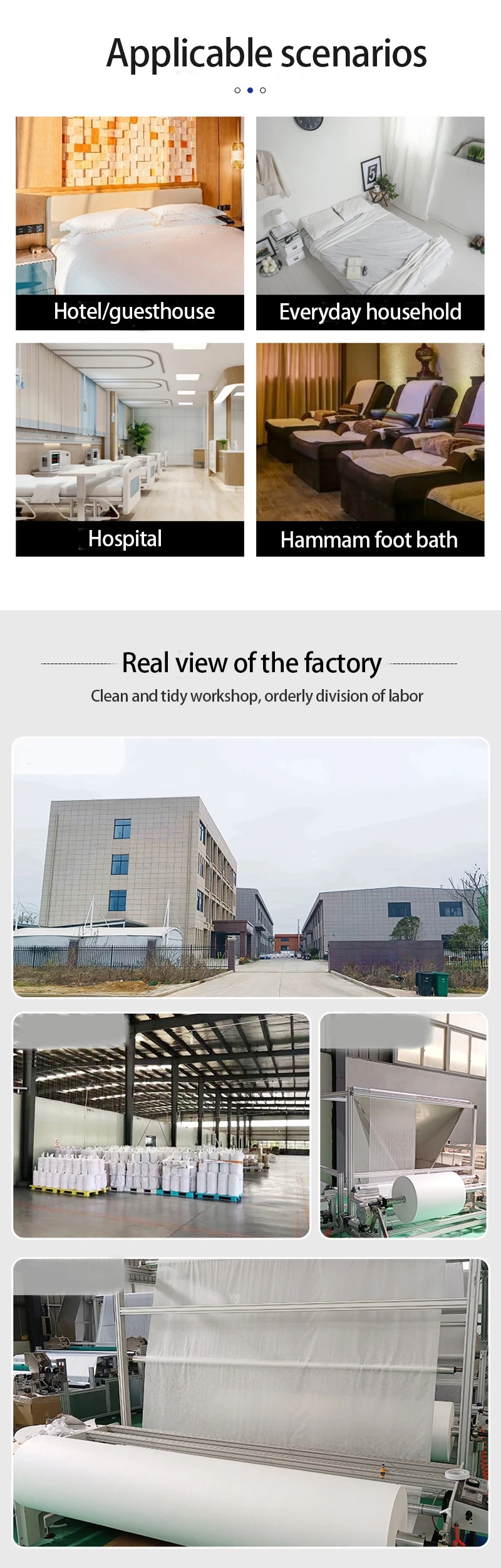 High Quality Hospital Medical Disposable Bed Linen Non Woven Waterproof