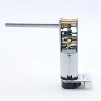 12mm 7PPR Encoder N20 Worm Gear Right Angled Gear DC Motor