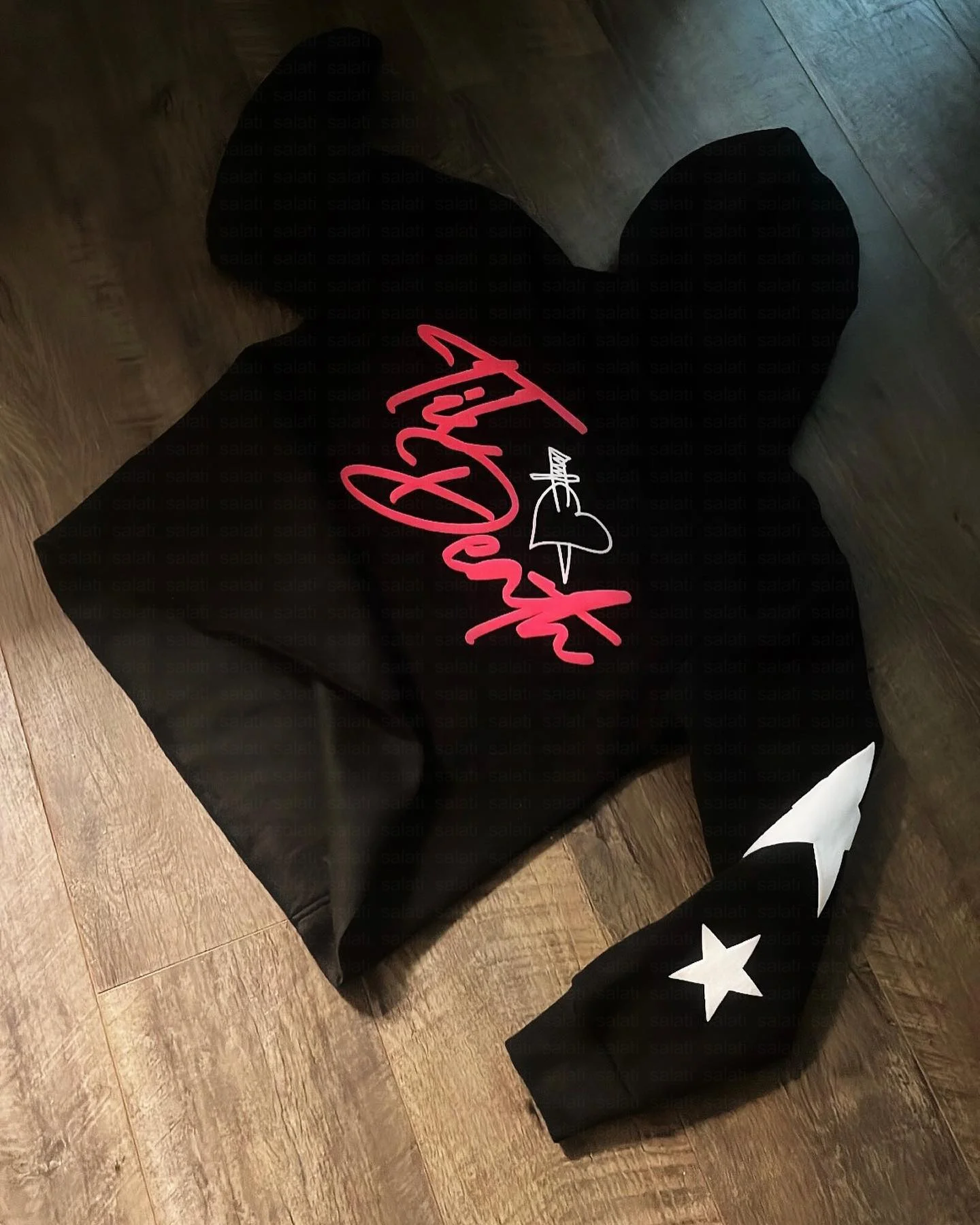 Custom 3D Puff Print Tracksuits Oversized Heavyweight French Terry Sweatsuits Men Jogger Flared Sweatpants and Hoodie Set Unisex gallery 3