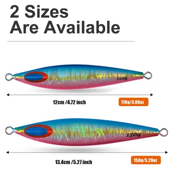 Jiggingpro New Arrivals FK Fishing Jigs 110g 150g Lead Metal Jigs Erratic Action Speed Jigging Saltwater Lure – Metal Jig – view 3