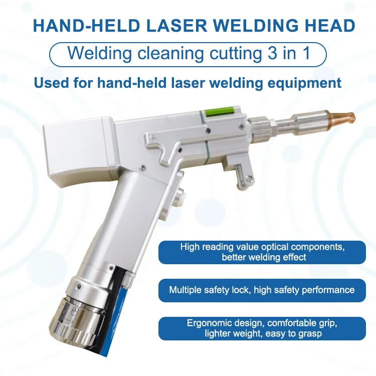 Handheld Laser Welding Gun High Repeatability for Stainless Steel and Metal of Welding Gun
