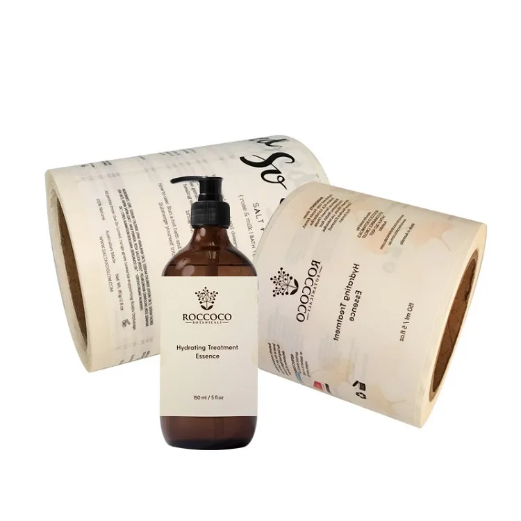 Best Design Private Cosmetics Natural Label Adhesive Sticker Labels for Bottles
