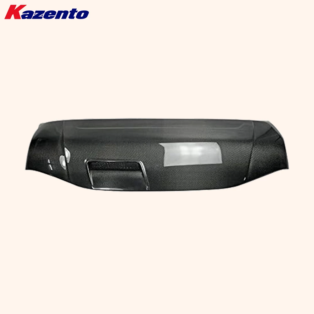 For Toyota Commuter 2010 Hiace H200 KZ Style Carbon Fiber Vented Hood Bonnet