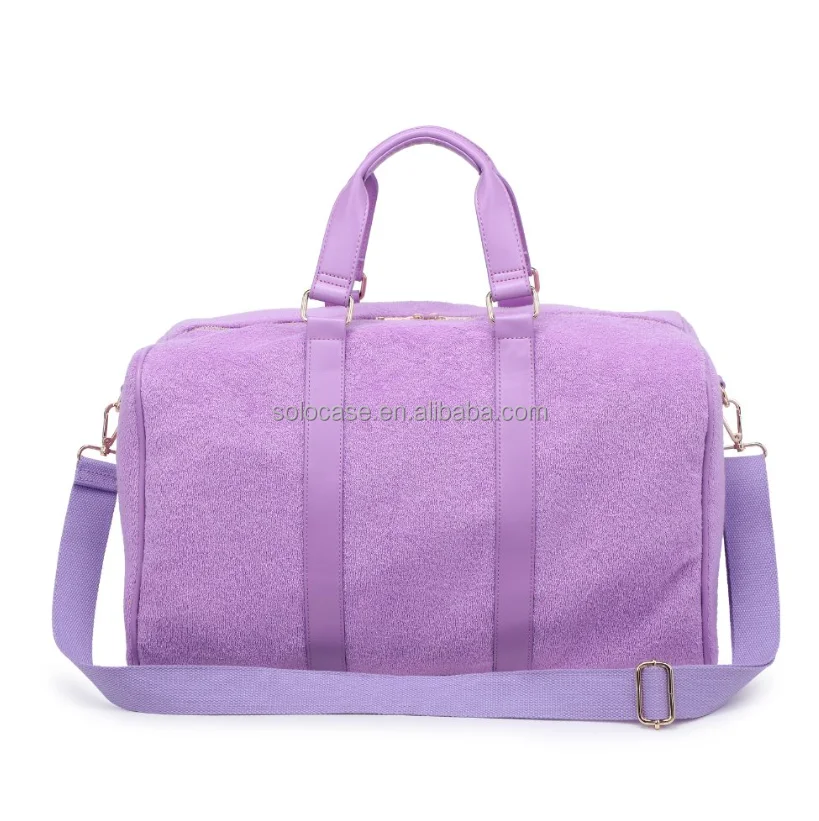 Polyester Women's Terry Cloth Handbag