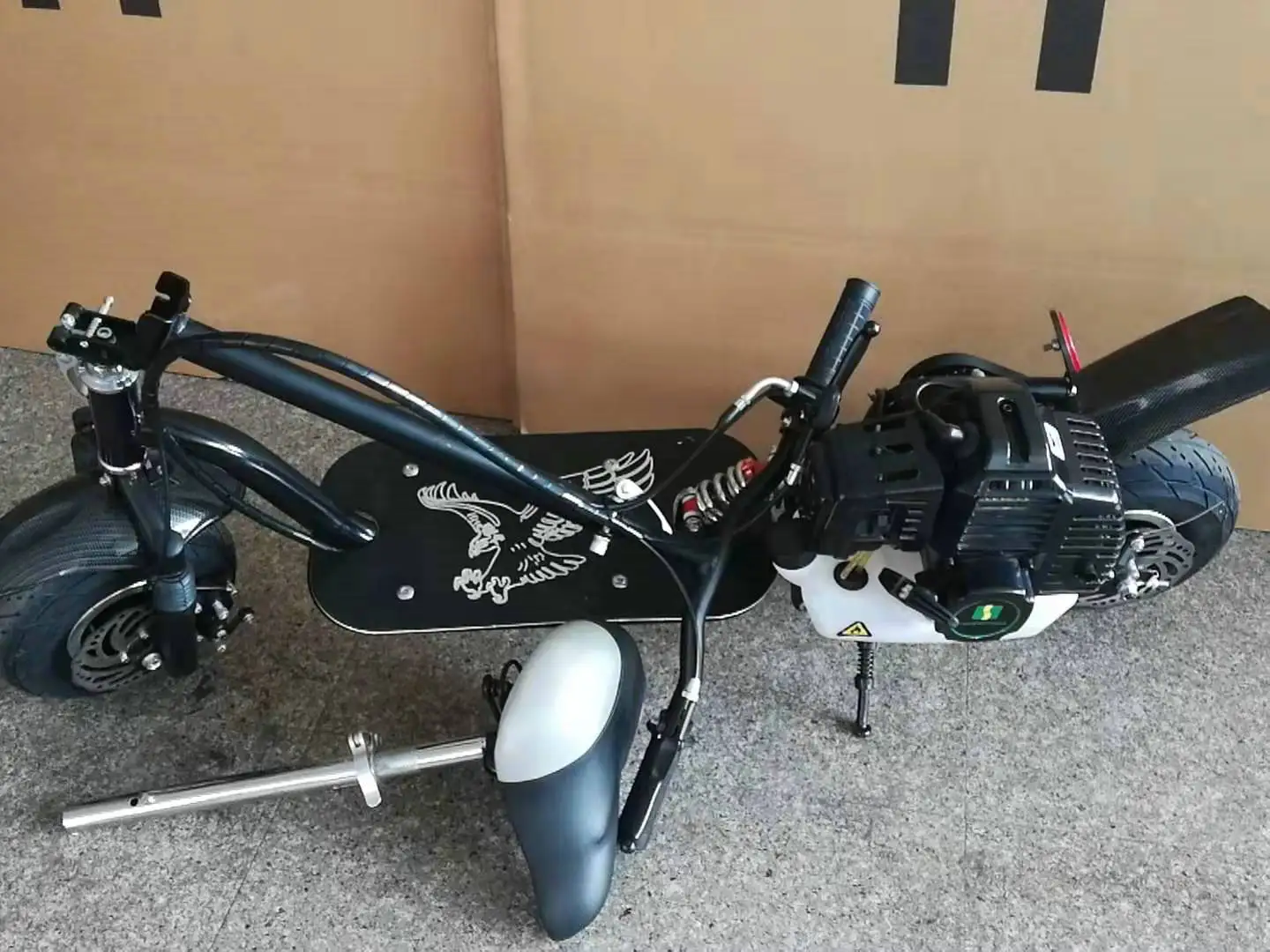 Foldable Gasoline-Powered Mini Dirt Bike Scooter - Compact 2