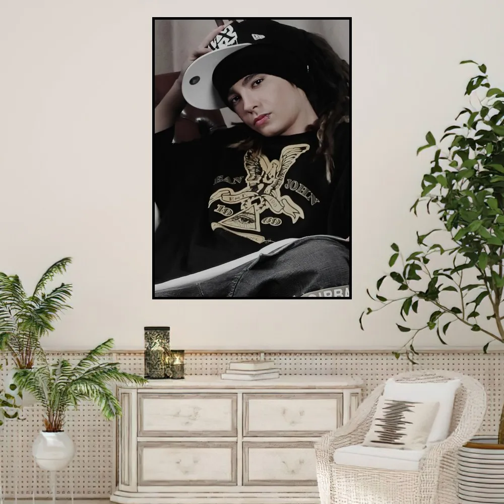 Poster Tom Kaulitz Sur Toile - 30 X 45 Cm - Décoration Murale Sans Cadre - Pour Chambre, Salon, Bureau