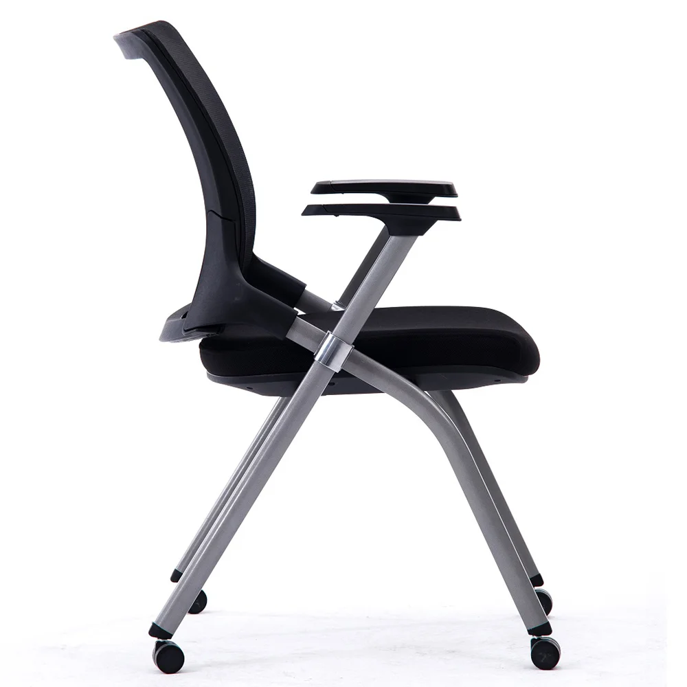 Office Chair Simple Mesh Folding Office Chair With Wheels manufacture