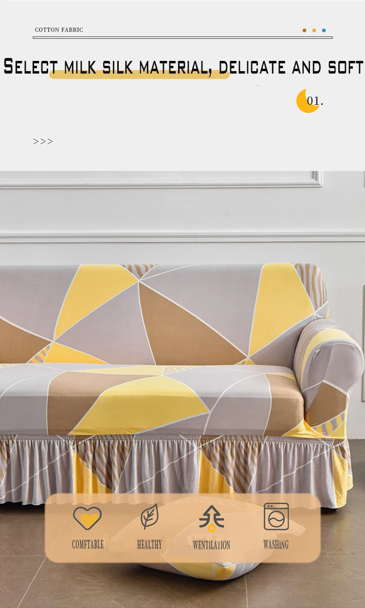 High Quality Couch Covers Seats Slipcover Stretch Spandex Dust Proof