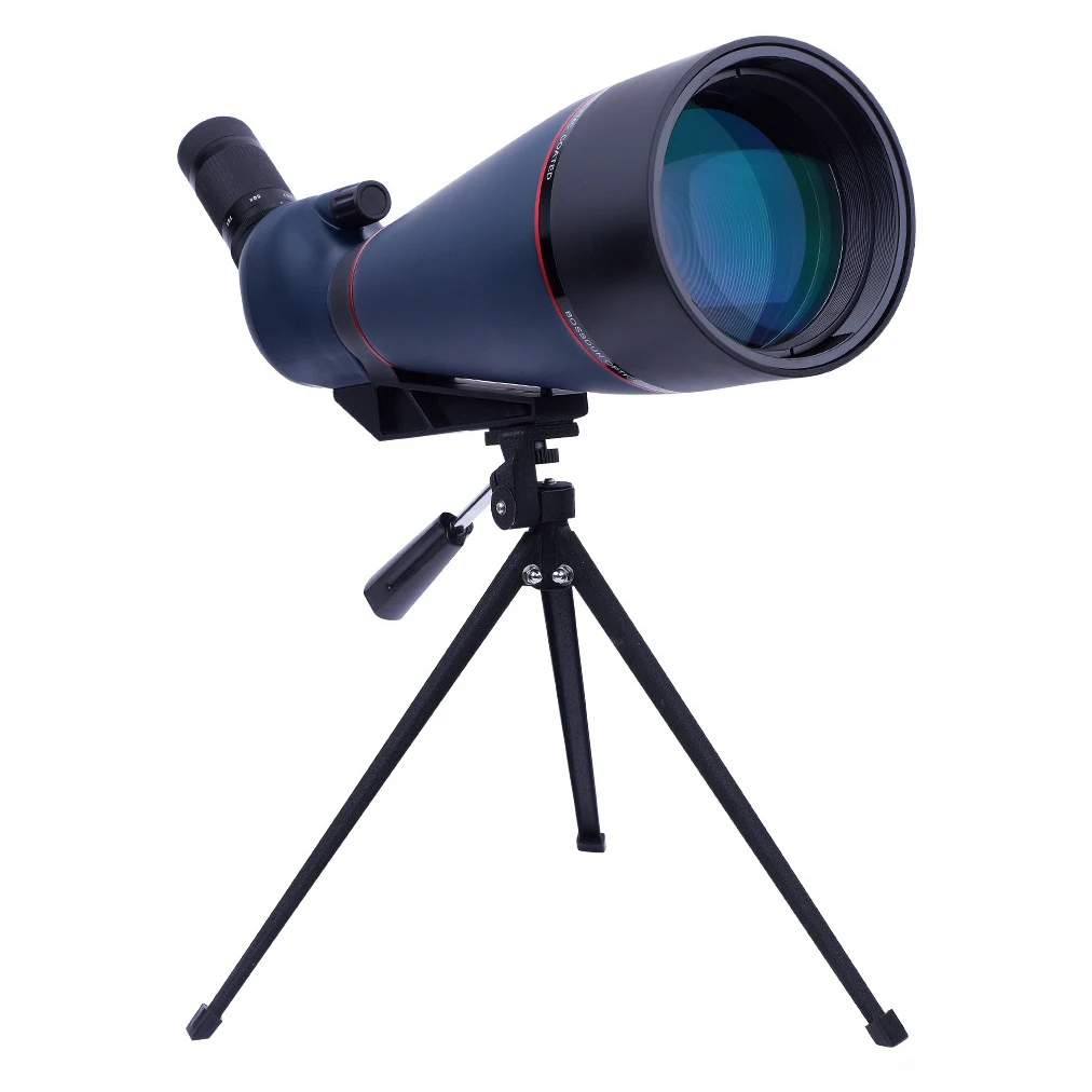 HOLLYVIEW 100mm Big Objective Optimized Long Range Zoom Scope 25-75x100 Optical Spotting Scope for Phone