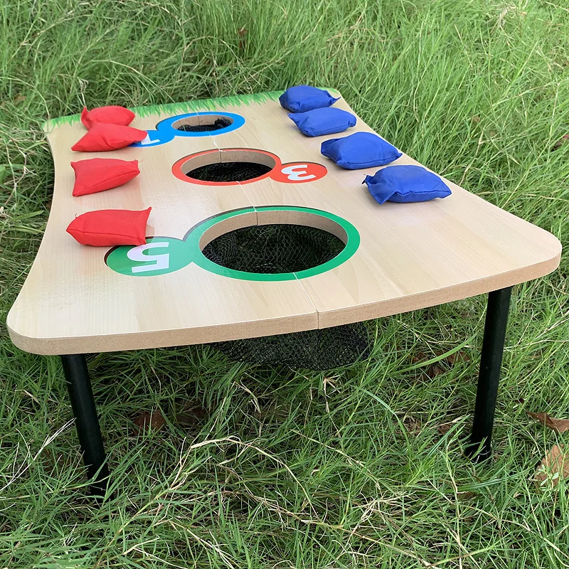 Conjunto de 2 conjuntos de luzes de Cornhole para buraco e tabuleiro  multicoloridos, mudança de 16 cores para família, quintal, sacos de feijão,  jogo de arremesso : : Esporte