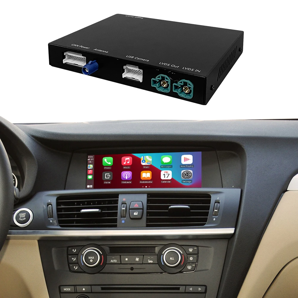 Road Top Wireless Interface Carplay Box Android Interface Carplay Module  for BMW CIC System X3 / X4 F25 F26 Year 2011-2013