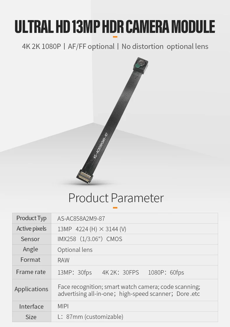 DGZX Ultral HD 13MP MIPI Camera Module插图