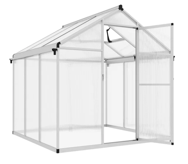 Prefabricated Greenhouses with Lock Polycarbonate Cover & Aluminum Frame Garden Sunroom for Sale Backyard Garden Buildings