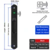 Single Side No Key + Black