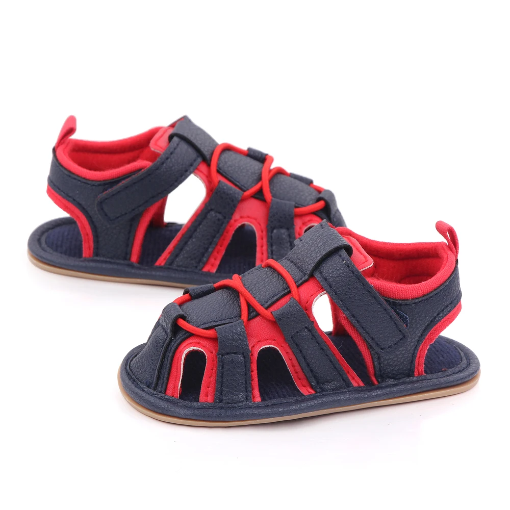 Baby Summer Sandals 0-1 Year Fashion Boys Breathable Soft Sole Newborn Toddler Shoes