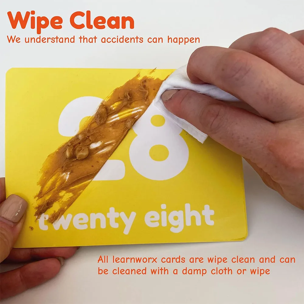 Custom Printing Counting Flashcards Numbers 0 To100 Fun Learning and Educational Flashcards for Toddlers