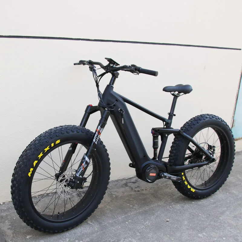 Mid Drive Hunting Mid Drive E Bike Ebike 8fun Bafang Fat Tire Bosch Electric Fat Bike 1000w