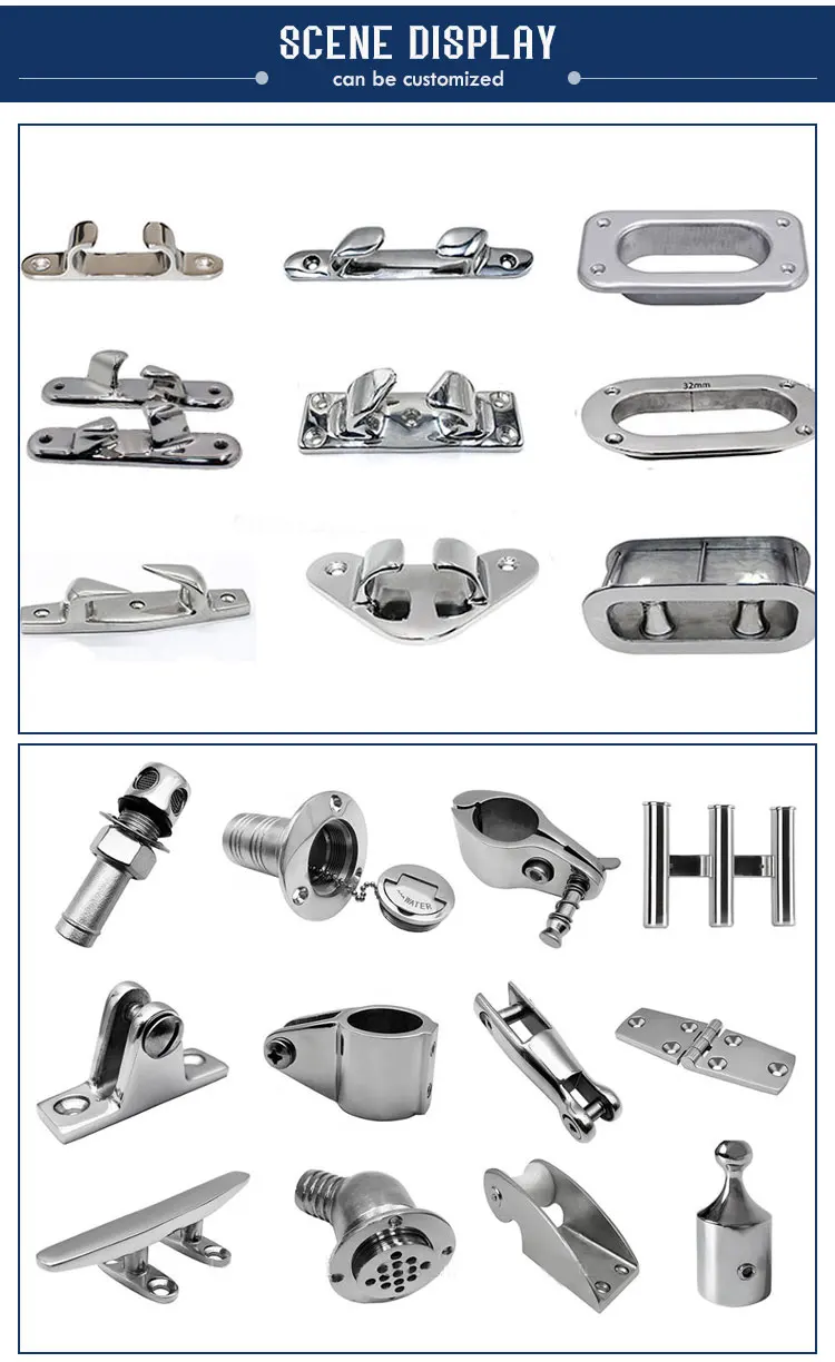 304 Stainless Steel Floating Aluminum Fishing Boat Accessories Leds