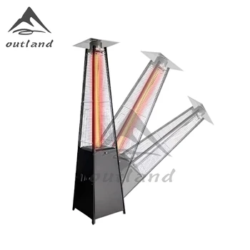 Outdoor heaters Camping natural gas heaters are available in the yard
