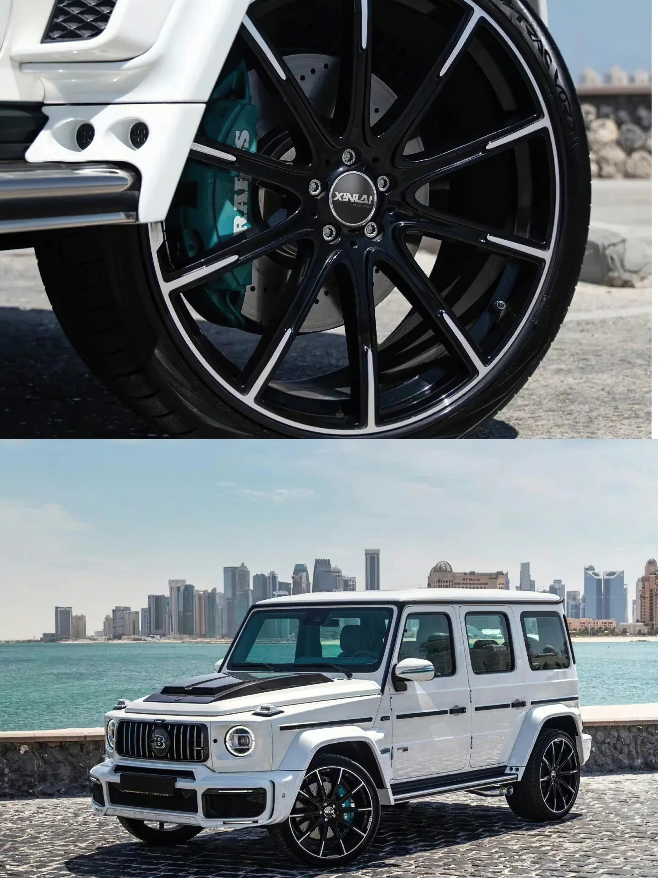 XL 1-Piece Custom Forged 4x4 Off-Road Wheels 5x130 5x112 for Mercedes G Class G63 G350 G500 Deep Concave Wheels - Image 6