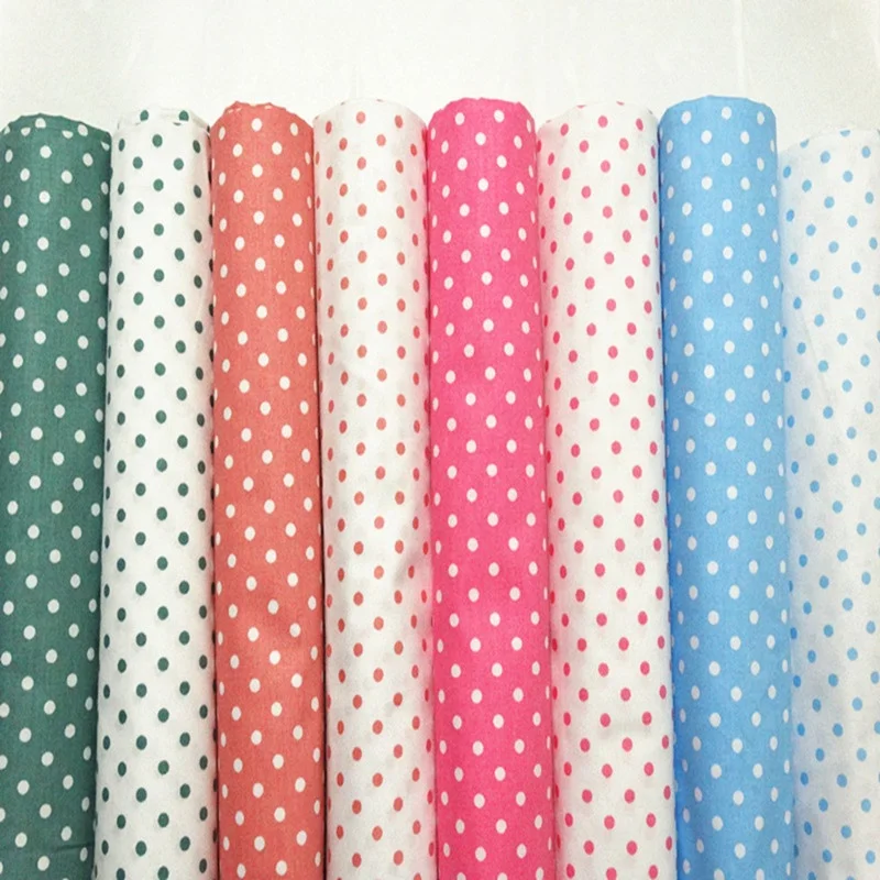 Custom Pure Cotton Polka Dot Print Dress Fabric 100 Cotton Fabric For Women Buy Cotton Polka Dot Fabric Pure Cotton Fabric 100 Cotton Fabric Product On Alibaba Com