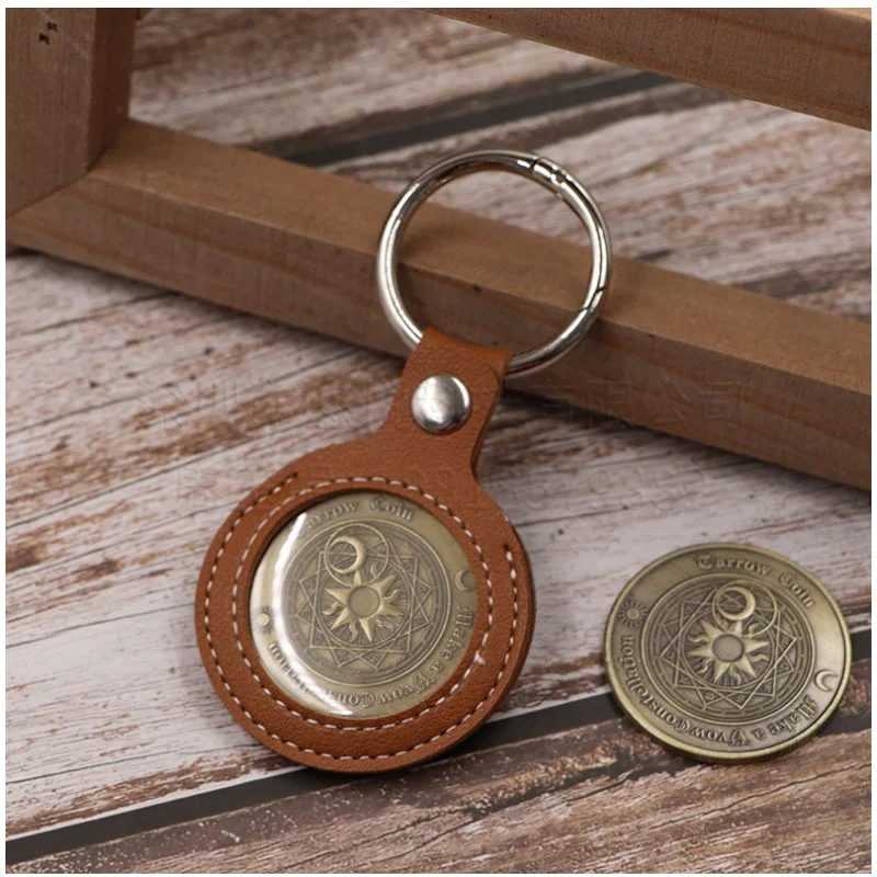 Cross-border In-stock Commemorative Coin Storage Bag Collectible Keychain Protective case 1893 Model 0807*001 Travel preview 4
