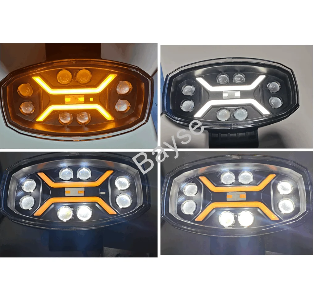 10 Inch Led Fog/Driving Lights Spotlight Truck  24V Led Spot Light Headlamp Led 4x4  White Amber Trailer Luces Para Camiones
