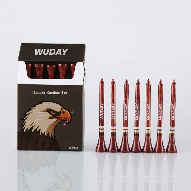 cigarette tee holder Caddy Reusable Golf Lucky Tees Bamboo Golf Tees