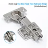 35mm cup one way fixed type hydraulic hinge(4 hole bottom)