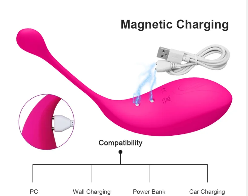 Powerful Vibrating Love Egg Wireless Remote Control Vibrator Female For
