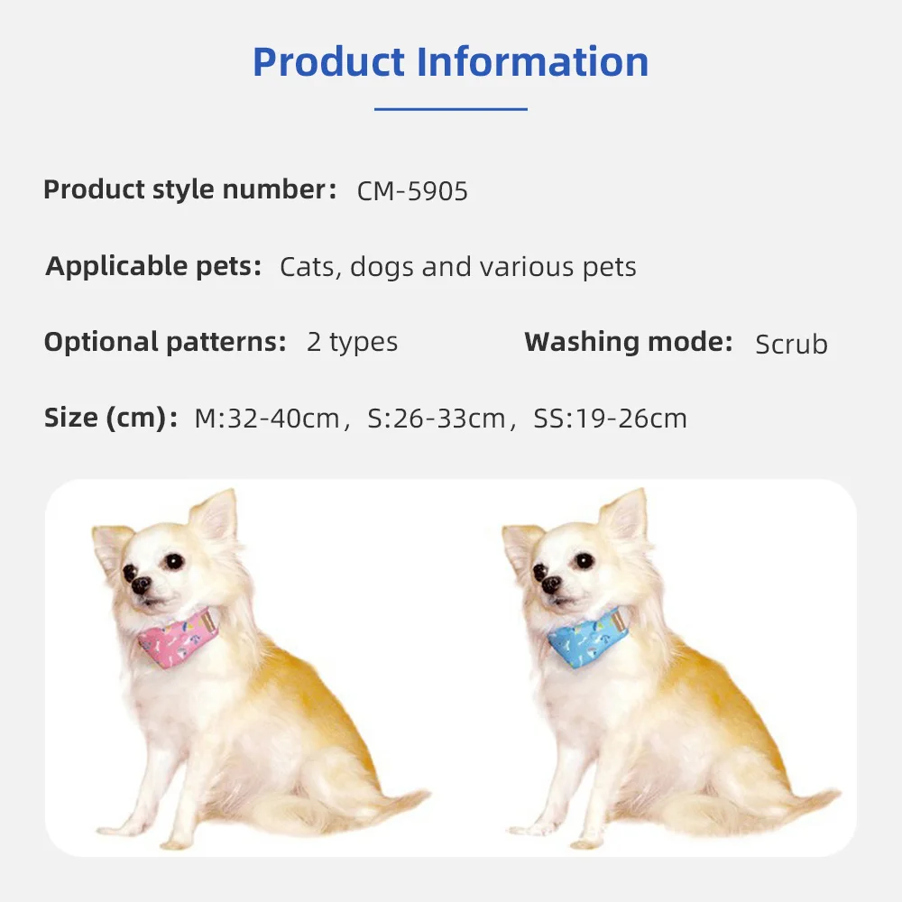 Pet Recyclable Ice Self Cooling Scarf Pet Cooling Scarf for Pet - product detail 5