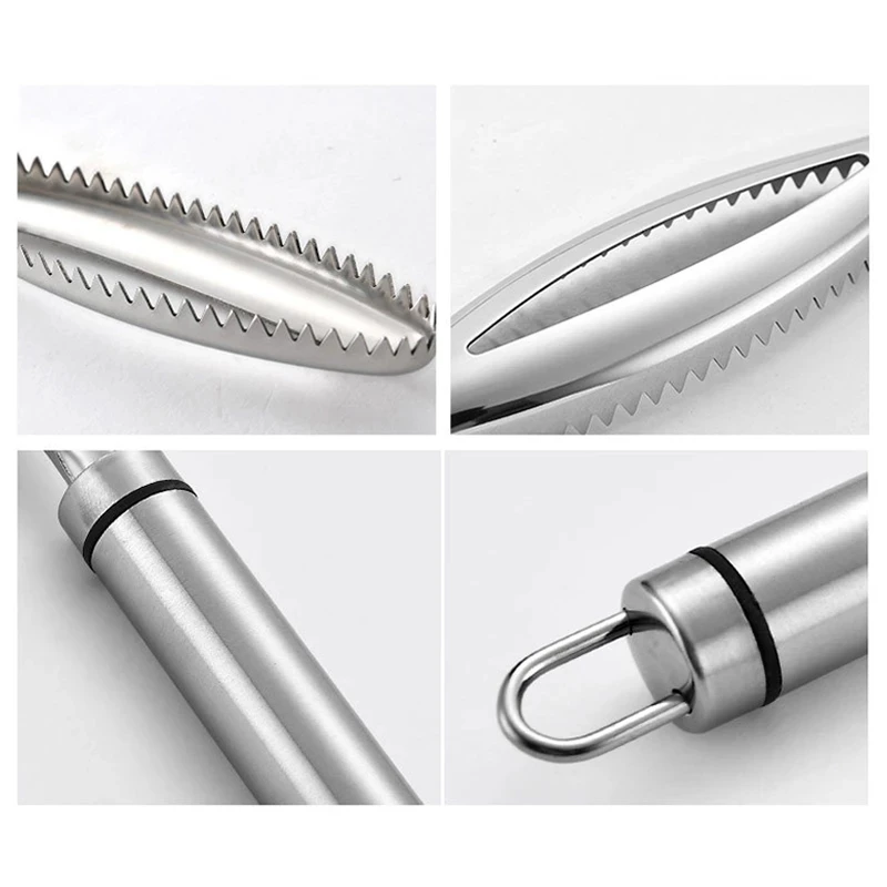 Скребок для удаления рыбной чешуи из нержавеющей стали