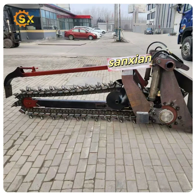 Trencher Bullet Teeth Ditcher Tractor Mounted Heavy Duty Trencher Work in Stone Place and Hard Ground