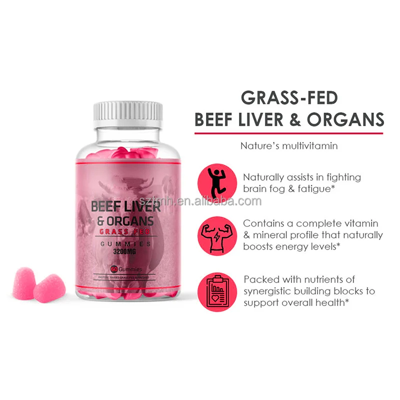 Beef Liver And Organs Gummies Beef Liver Capsules Beef Organ Supplement