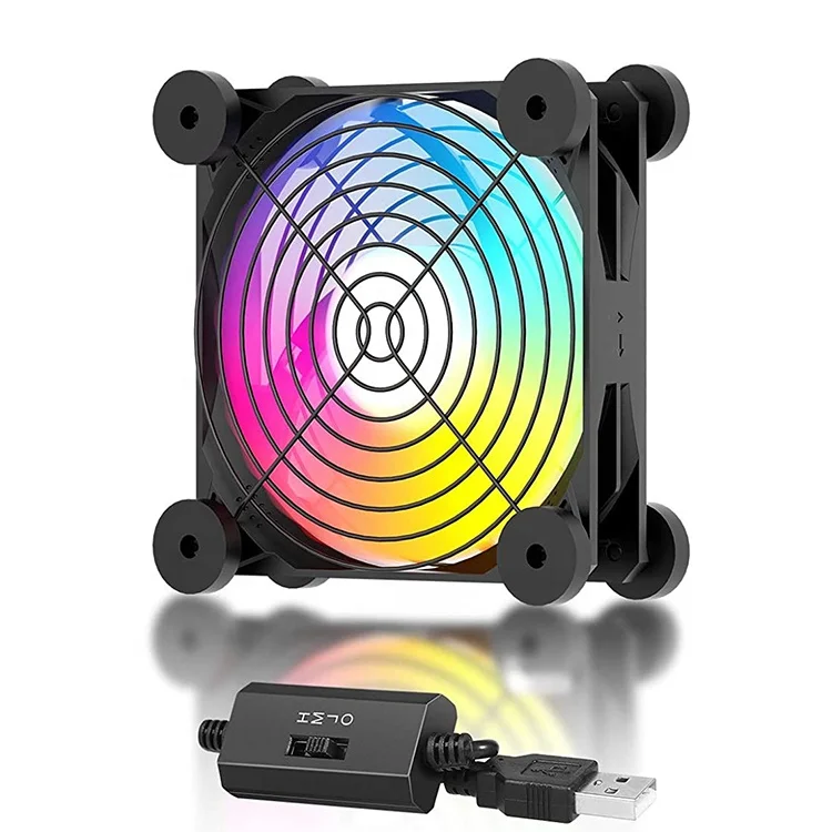 Wholesale upHere USB Fan 120mm RGB Fan With Adjustable Wind Speeds For TV Box PS4 PC Laptop Air Cooling Fan From m.alibaba.com