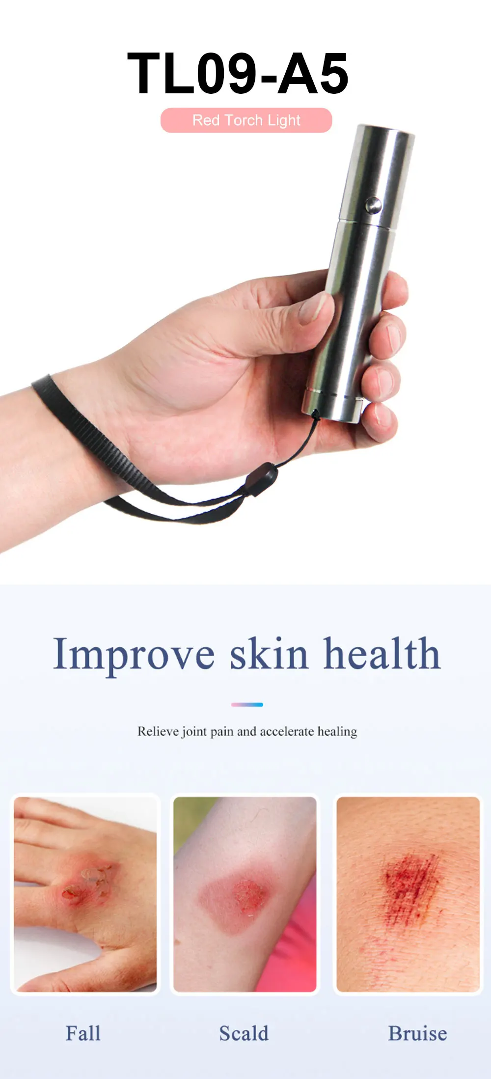 Multi Five Wavelength Red Light Torch 630,660,710,850,900nm Near