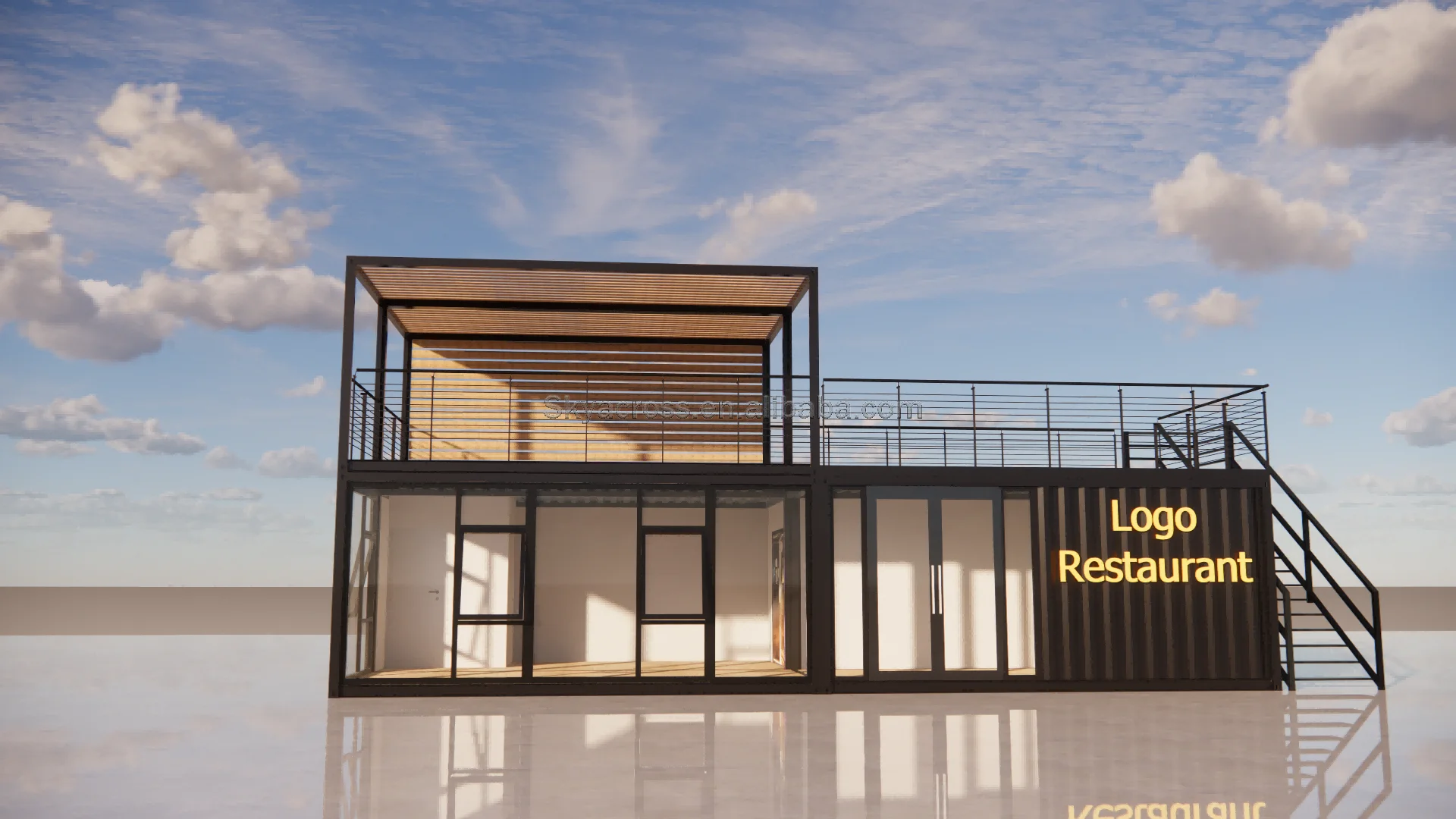 Prefabricated Container House - 3 Rooms Storage Solution