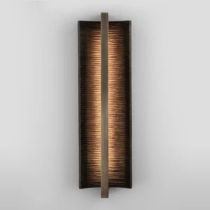 Designer LED Wall Lamp Creative Stylish Square Bedside Lamp for Retro Corridor Aisle Staircase-for Bedrooms Homestays Hotels