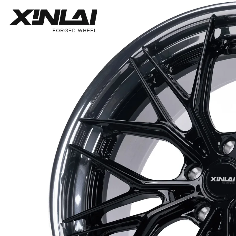 XINLAI 2 Piece Custom Forged Wheels 5x120 5x112 5x114.3 Car Alloy Rim for bmw audi Mercedes benz Passenger Car Wheels - Image 4