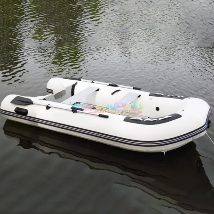 Folded Zodiac Boat - Inflatable Fishing Boat for 4 Persons