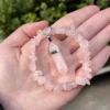 2PCS Rose Quartz Jewelry Set
