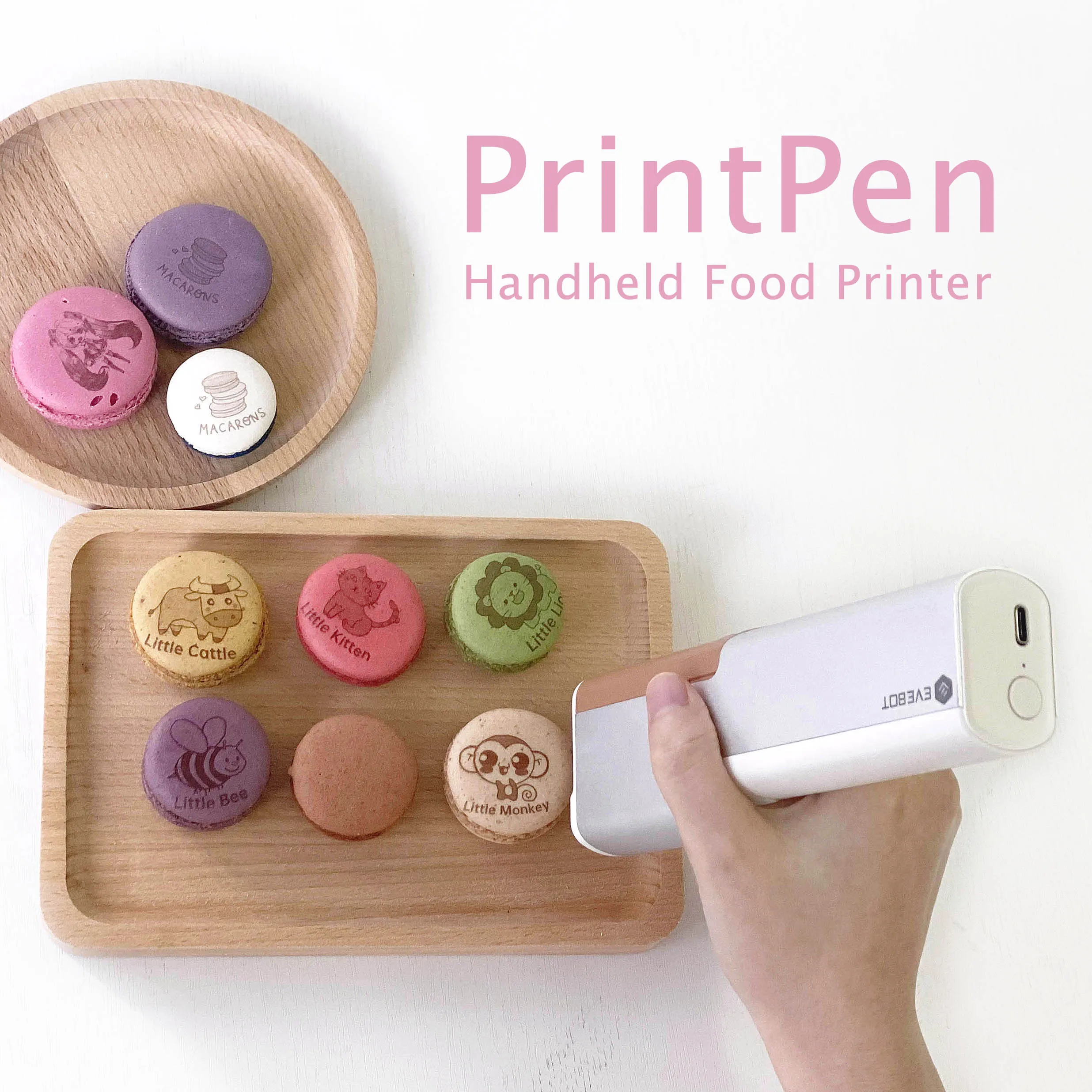 EVEBOT Printpenハンディプリンター用食用インク 茶色（No.4）