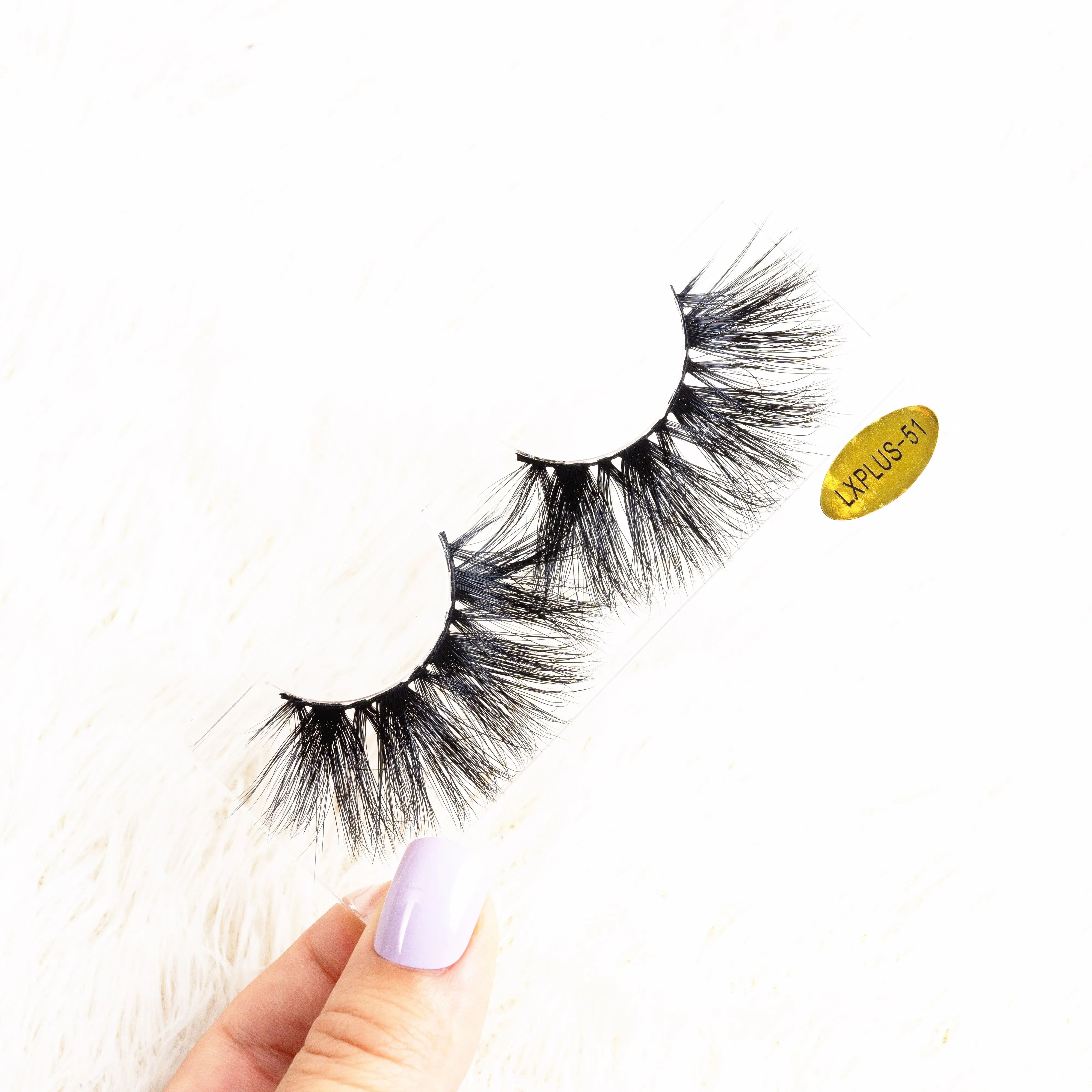 Wholesale Hot Style Popular Real 3D Mink Eyelash Decorative Mink Lashes 25mm mink eyelash